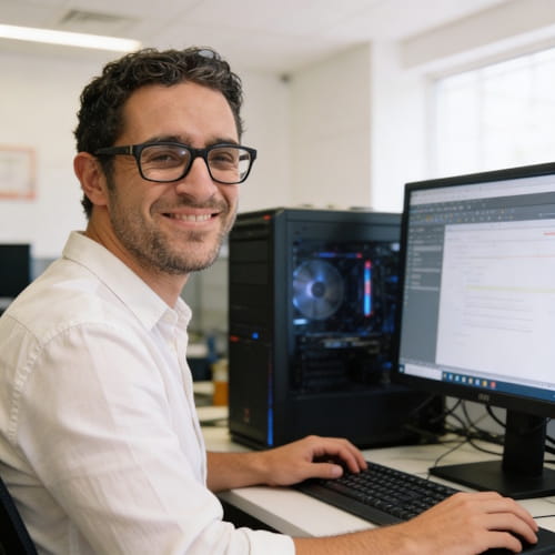 Daniele al lavoro